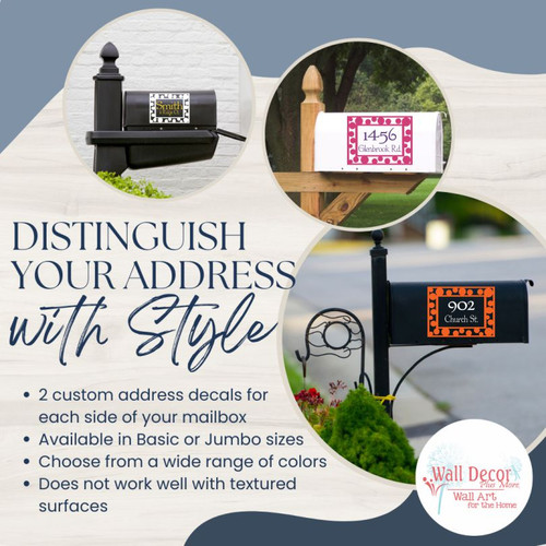 Distinguish your address with style
