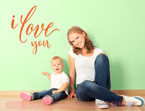 I Love You Wedding Bedroom Wall Lettering Wall Decals Sticker Quotes