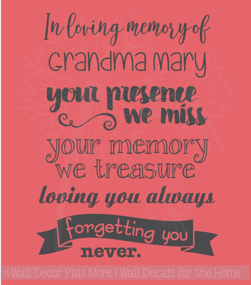 In Memorian Sympathy And Memory Wall Decals Quotes Stunning Loving Memories Quotes In Memorian Sympathy And Memory Wall Decals Quotes Stunning Loving Memories Quotes