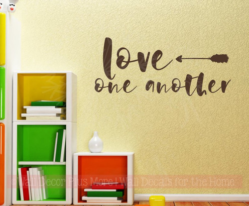 Home Decor Love Arrow Bedroom Decor Wall Art Decal Words Lettering Sticker Removable Home Garden Mbln Org