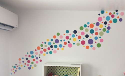 Purchase a variety of colors and create a unique wall design!