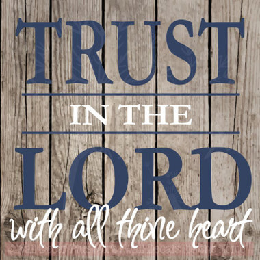 Trust the Lord Wall Decals Saying Vinyl Letters Religious Home Decor