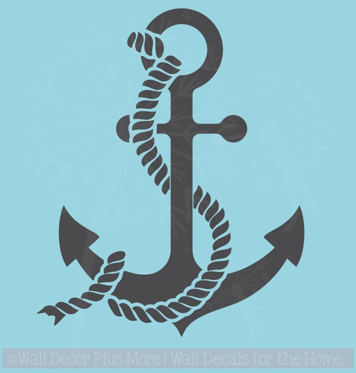 Anchor Rope Car Window Decal Vinyl Stickers Art Nautical Decor