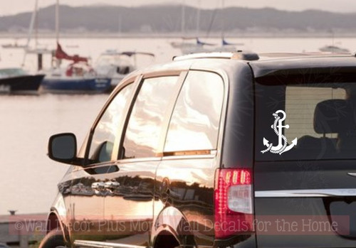 Anchor 4/" Vinyl Decal Car Window Sticker Bumper Nursery Nautical Ship Boat