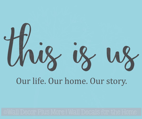 This Is Us Kitchen Wall Decals Vinyl Lettering Stickers for Home Decor