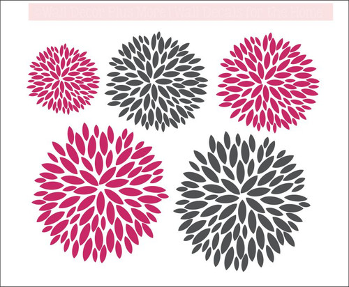 Kitchen Aid Mixer Decals, Pink, Red, Dark Pink, Burgundy, Cream, Buff,  Floral Decals, Kitchen Mixer, Stand Mixer, Rose Stickers, Wildflower 