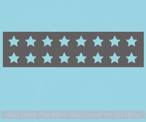 2 Inch Star 16 Stencils Wood Projects for Wall Art DIY Home Decor