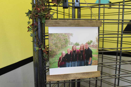 Canvas Photo Prints With Wood Edges Rustic Wall Banner Full Edge Bleed