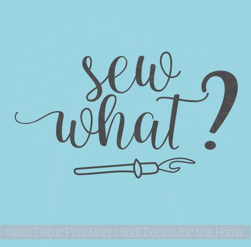 Sewing Room Wall Decals Vinyl Lettering Stickers Craft Room Decor