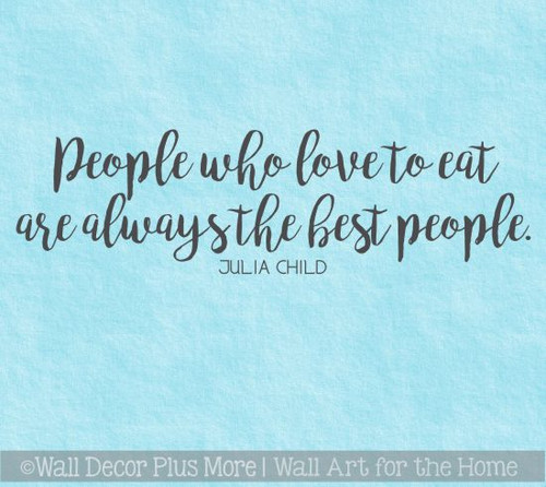 Kitchen Wall Stickers Best People Love To Eat Vinyl Lettering Decals