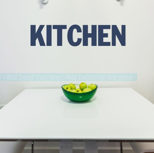Kitchen Wall Decor Block Letters Vinyl Decals For Kitchen Home Decor