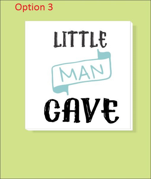 Option 3- Canvas Prints Boys Bedroom Wall Art Decor Name Man Bro 14x14 Choose 2