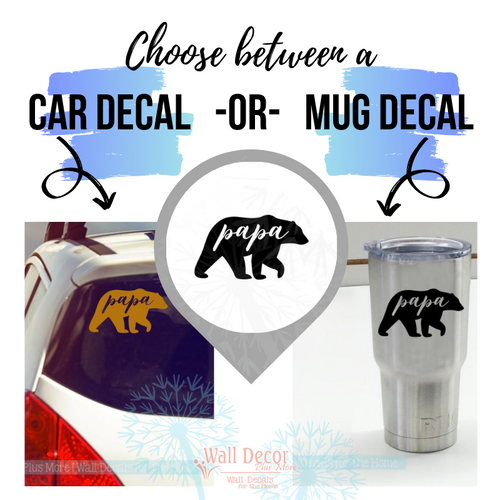 Tumbler Decal Size Chart