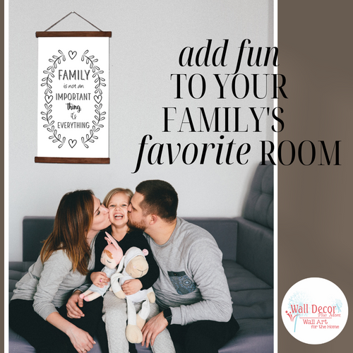 Canvas Wall Hanging Family Is Everything