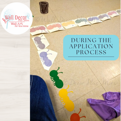 Sensory Path Marching Ants Vinyl Sticker Decals School Hallway Floor During Application