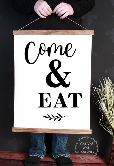 Mommy's Kitchen Sign, Modern Farmhouse Decor, Large Canvas Sign