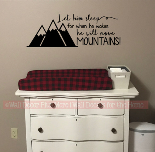 boy woodland nursery decor