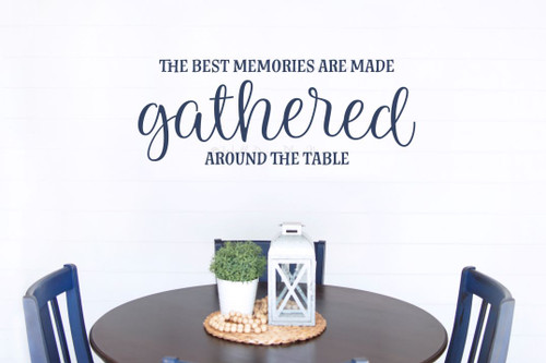 Kitchen Wall Decal Memories Gathered Around the Table Home Decor Art Sticker Kitchen Wall Decal Memories Gathered Around the Table Home Decor Art Sticker