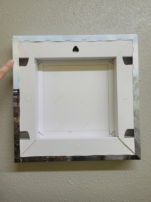 8x8-inch Canvas Photo Print with Your Own Photos, Lightweight Easy to Hang BACK