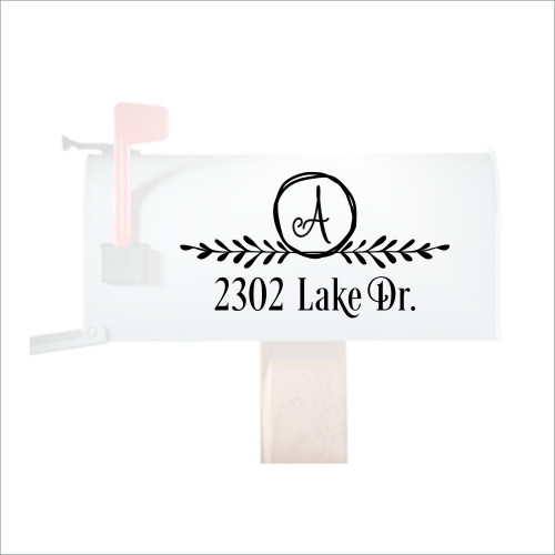 Personalize Your Mailbox with Custom Decals, Monogram | Mailbox Number Stickers
