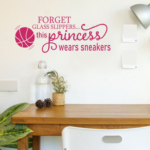 This Sports Wall Decal Elevates Your Space Volleyball Girls Decor Sticker HotPink