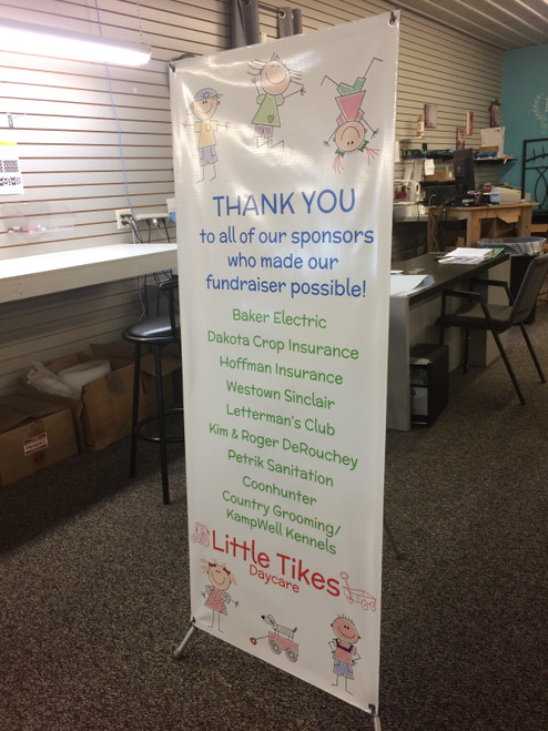 Banner Custom Poster Commercial Signage Vibrant Large Format Printing Business Logo