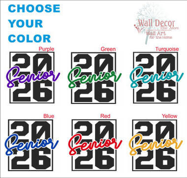 Senior 2026 Graduate Poster Print Graduation Party Decor