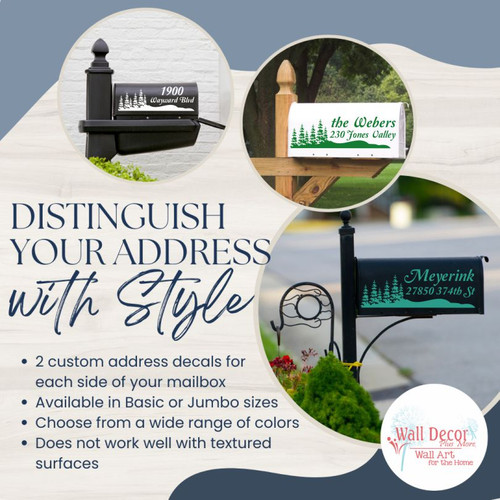Distinguish your address with style
