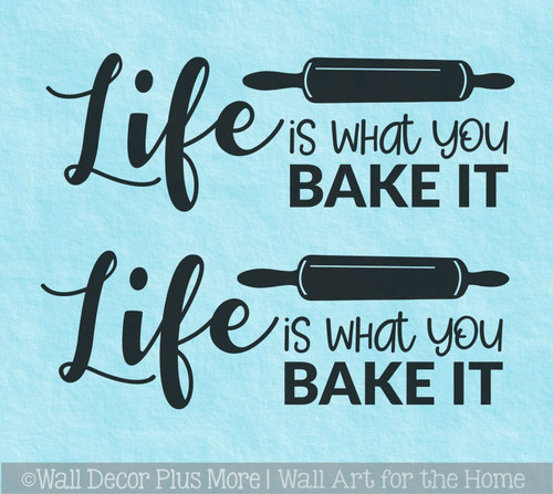 Kitchen Appliance Mixer Decal Life Is What You Bake It Vinyl Sticker