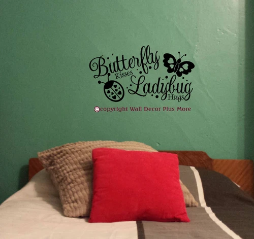 Girls Wall Decals Stickers Cool Room Decor Wall Art Vinyl Graphics Black