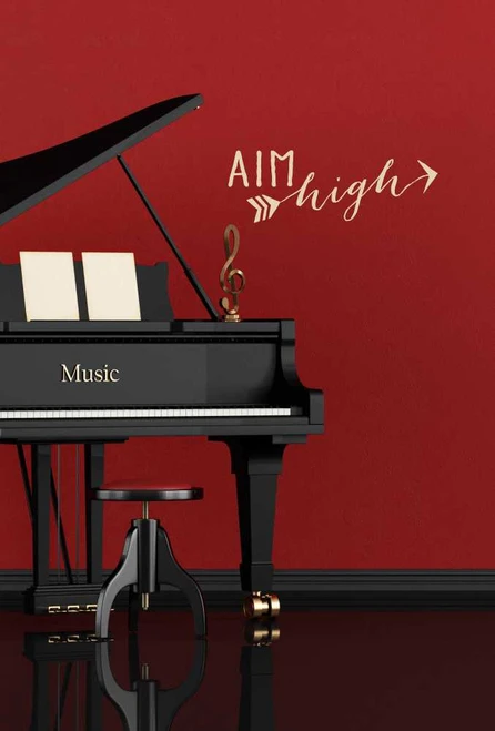 Aim High Inspirational Quote Encouraging Words