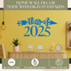 Class of 2025 Traffic Blue High Standards Arrow Wall Art Graduation Decals Sticker for Senior High School Graduates Lime Green Decal on Party Door