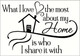 What I Love Most About My Home Quotes Wall Letters Vinyl Decal
