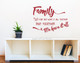 Family Quotes Wall Letters We May Not Have It All But Together We Have It All-Red