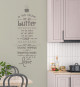 Kitchen Dining Room Quotes "In this Kitchen We Do Love" Kitchen Wall Decals  Sticker Art - castle gray