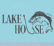 Lake House with Hook and Fish Wall Decals Camping Wall Decor
