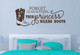 Forget the glass slipper Princess Western Wall Decals-Chocolate