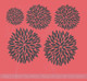 Flower Burst Vinyl Decals Stickers for Kitchenaid Mixer Decoration