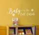 Baby its Cold Outside Seasonal Wall Stickers Vinyl Lettering-White