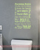 Farming Rules Subway Art Wall Lettering Quotes Vinyl Decal Sticker-Key Lime