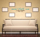 And They Lived Happily Ever After Custom Name Date Wall Decals Love Quotes Teal ChBrown