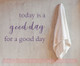 Today is a Good Day Inspirational Quotes Vinyl Lettering Wall Decals Plum