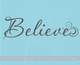 Believe Wall Art Wall Decal Stickers Christian Vinyl Wall Letters