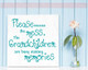 Excuse the Mess Grandchildren Making Memories Vinyl Wall Decals Stickers Quote-Teal