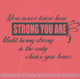 Wall Quotes How Strong You Are Until Only Choice Vinyl Letters Wall Decals Stickers Cancer