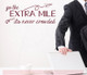 Go The Extra Mile Inspirational Vinyl Letters Wall Decals Decor Quote-Burgundy