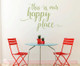 This is Our Happy Place Wall Decal Stickers Vinyl Lettering Inspirational-Olive Green