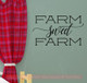 Farm Sweet Farm Vinyl Stickers Wall Decals Farmhouse Quotes-Black