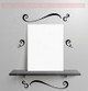 Swirls Swoops Vinyl Stickers Wall Art Decals Kitchen Living Decor Set of 6-Black