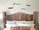 Laurel Floral Elements Pieces Vinyl Art Wall Decals Stickers Decor-Black